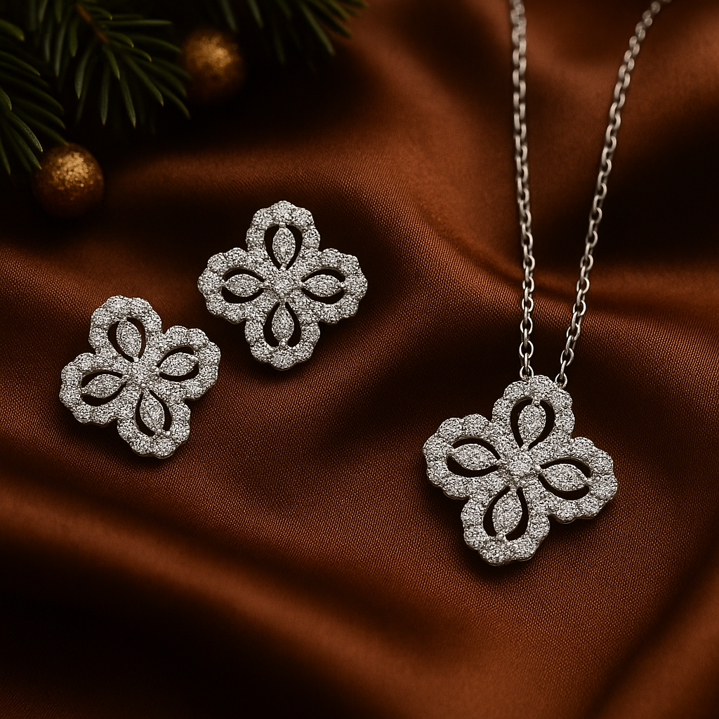 Snowlit Fortune Earrings