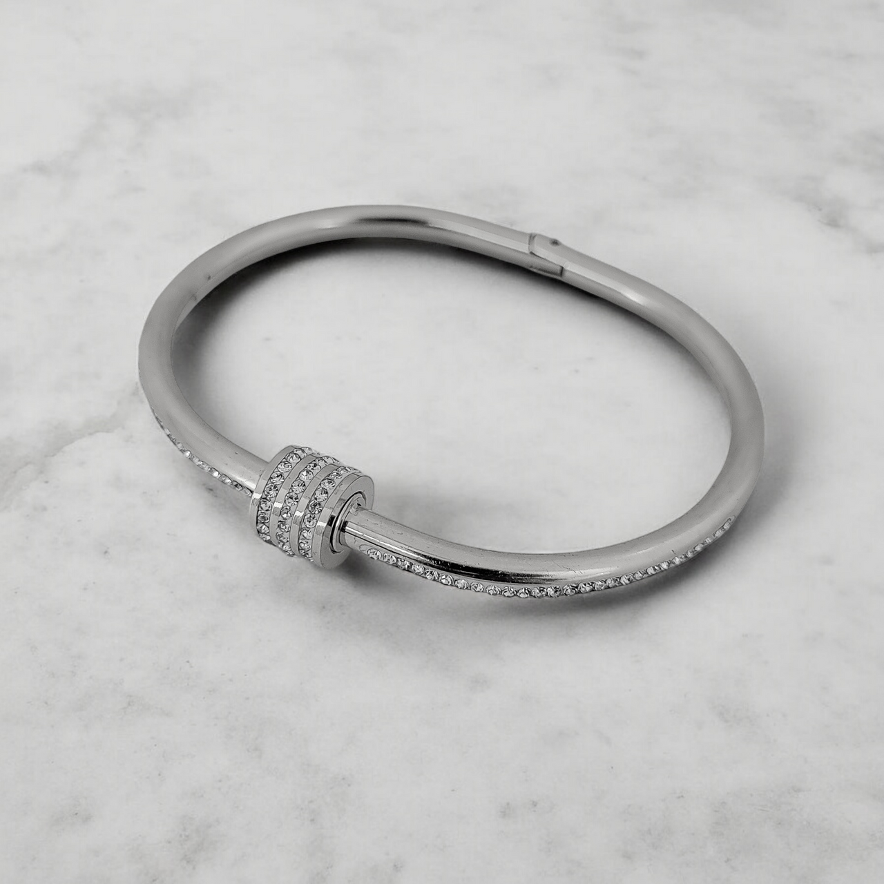 Crystal Charm Bangle