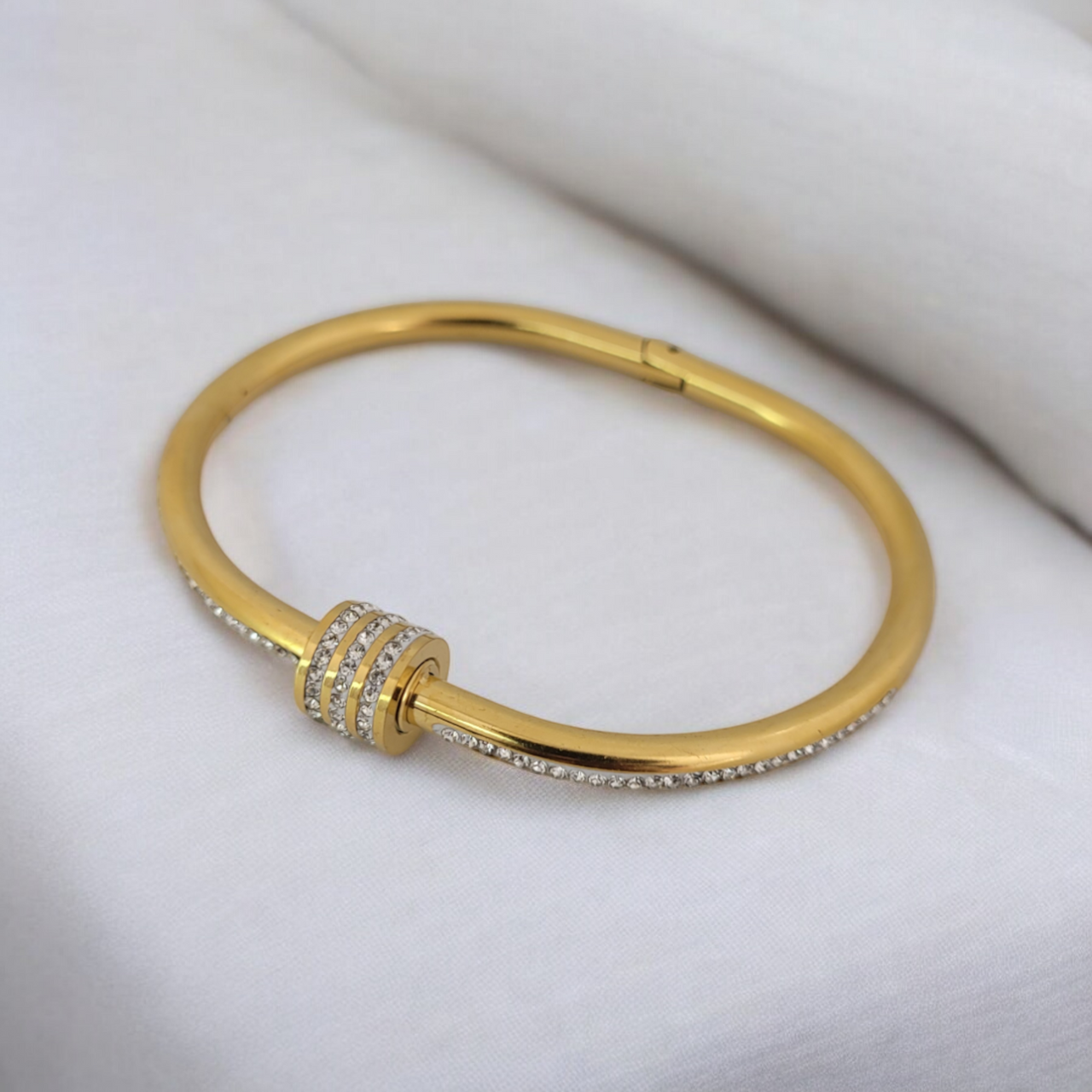 Crystal Charm Bangle