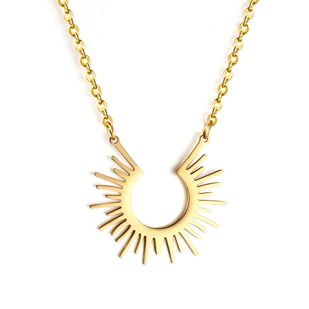 Haven Spiked Gold Necklace