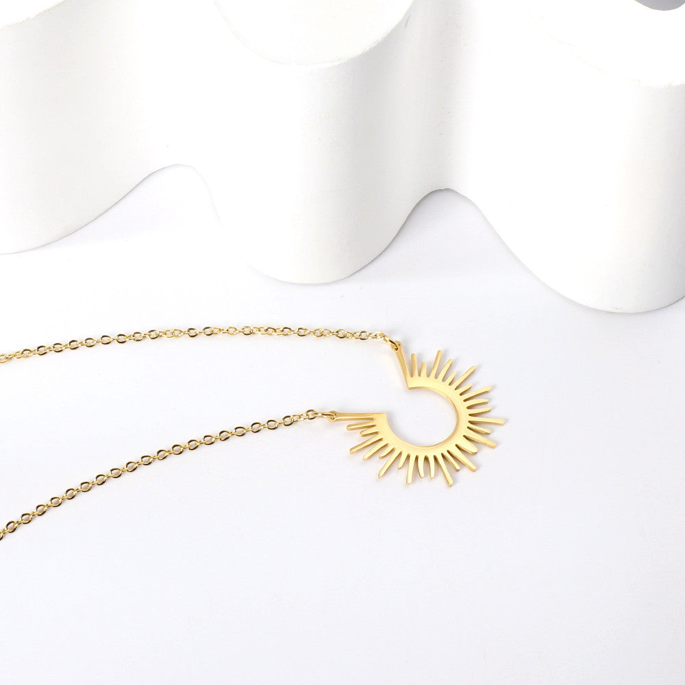 Haven Spiked Gold Necklace