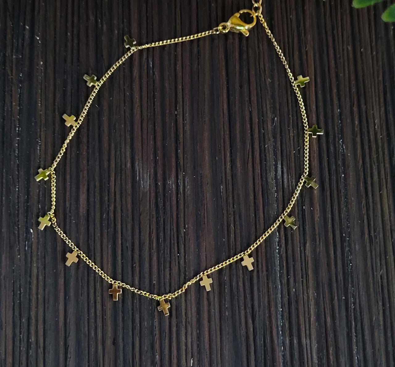 Martha Cross Anklet