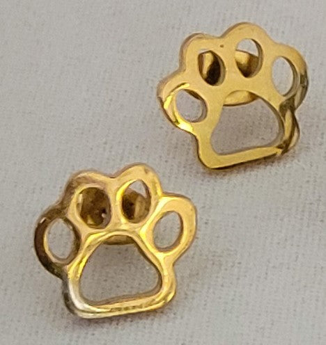 Paw Stud Earrings