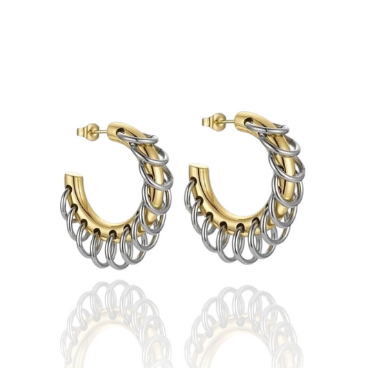 On Edge Luxe Hoop Gold