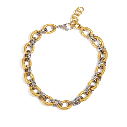 Twist Links Necklace