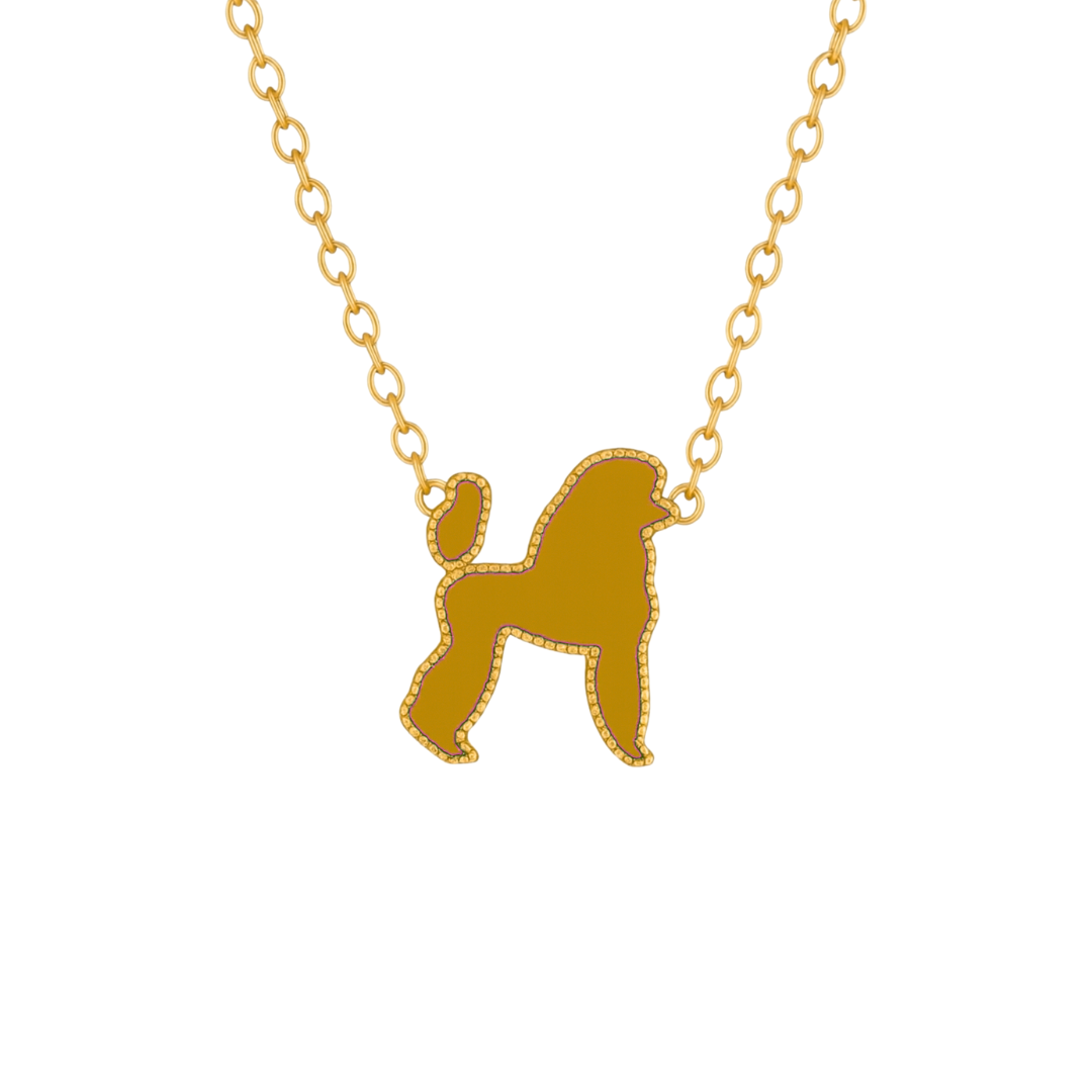 Prestige Poodle Necklace (Gold)