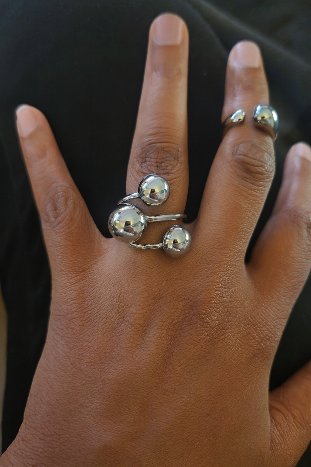 The Triple Sphere Ring (Silver Edition)