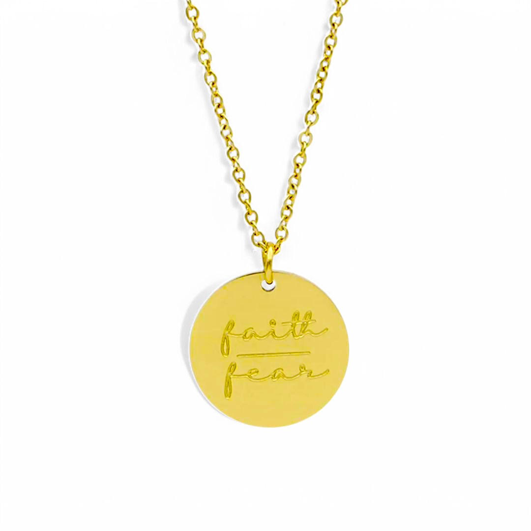 Faith Over Fear Pendant