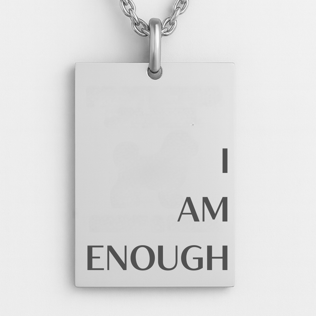 I AM ENOUGH Gold Necklace