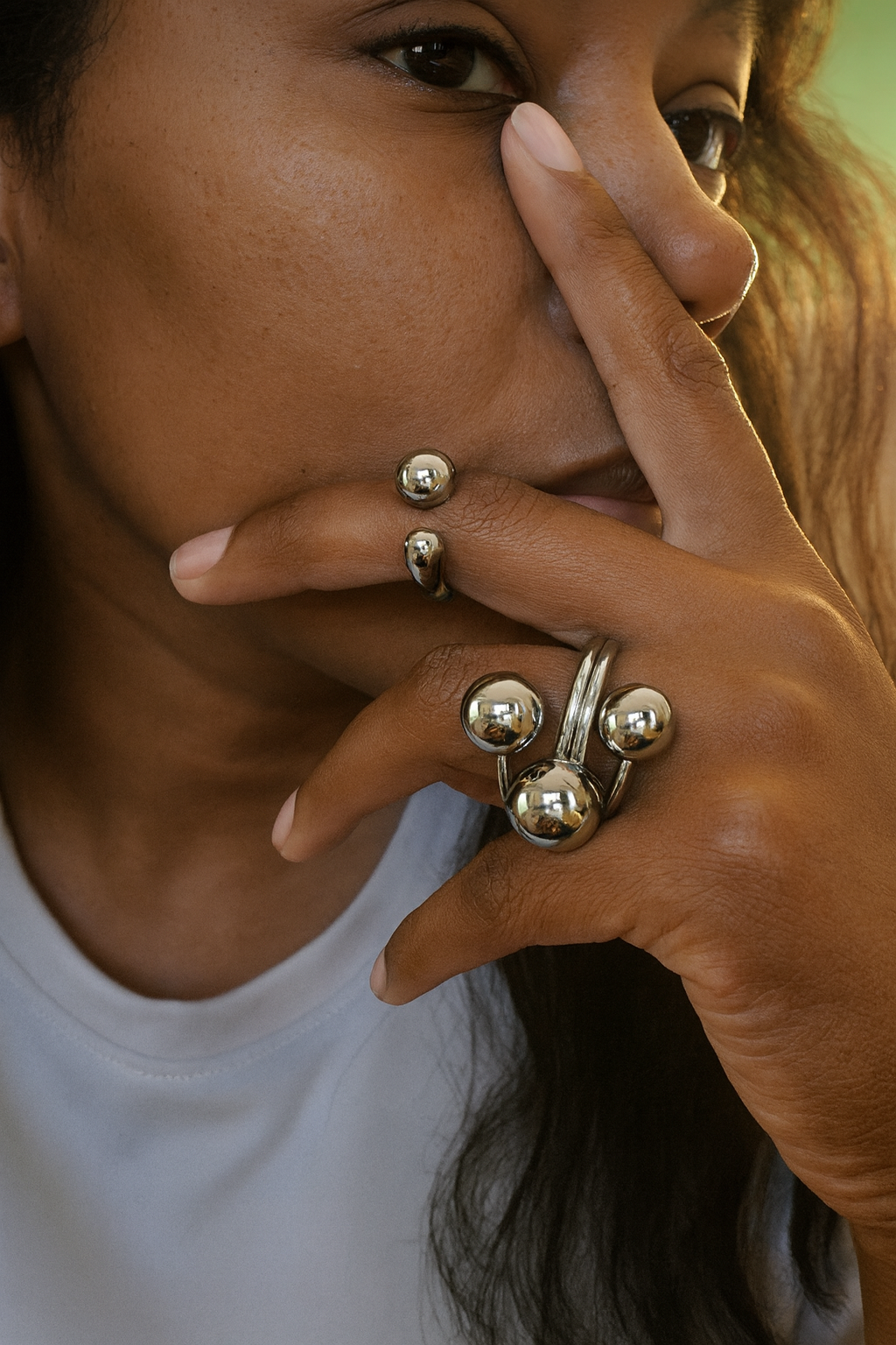 The Triple Sphere Ring (Silver Edition)