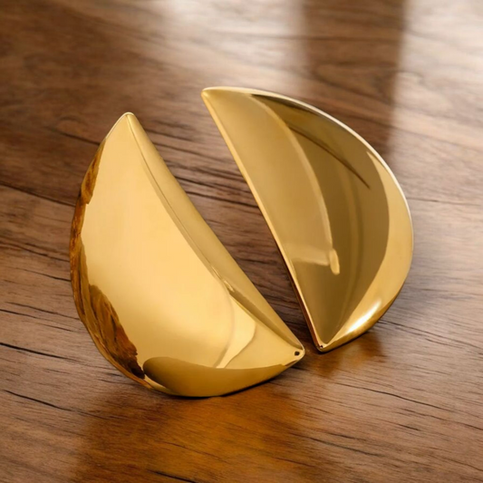 Sleek Arc Statement Earrings