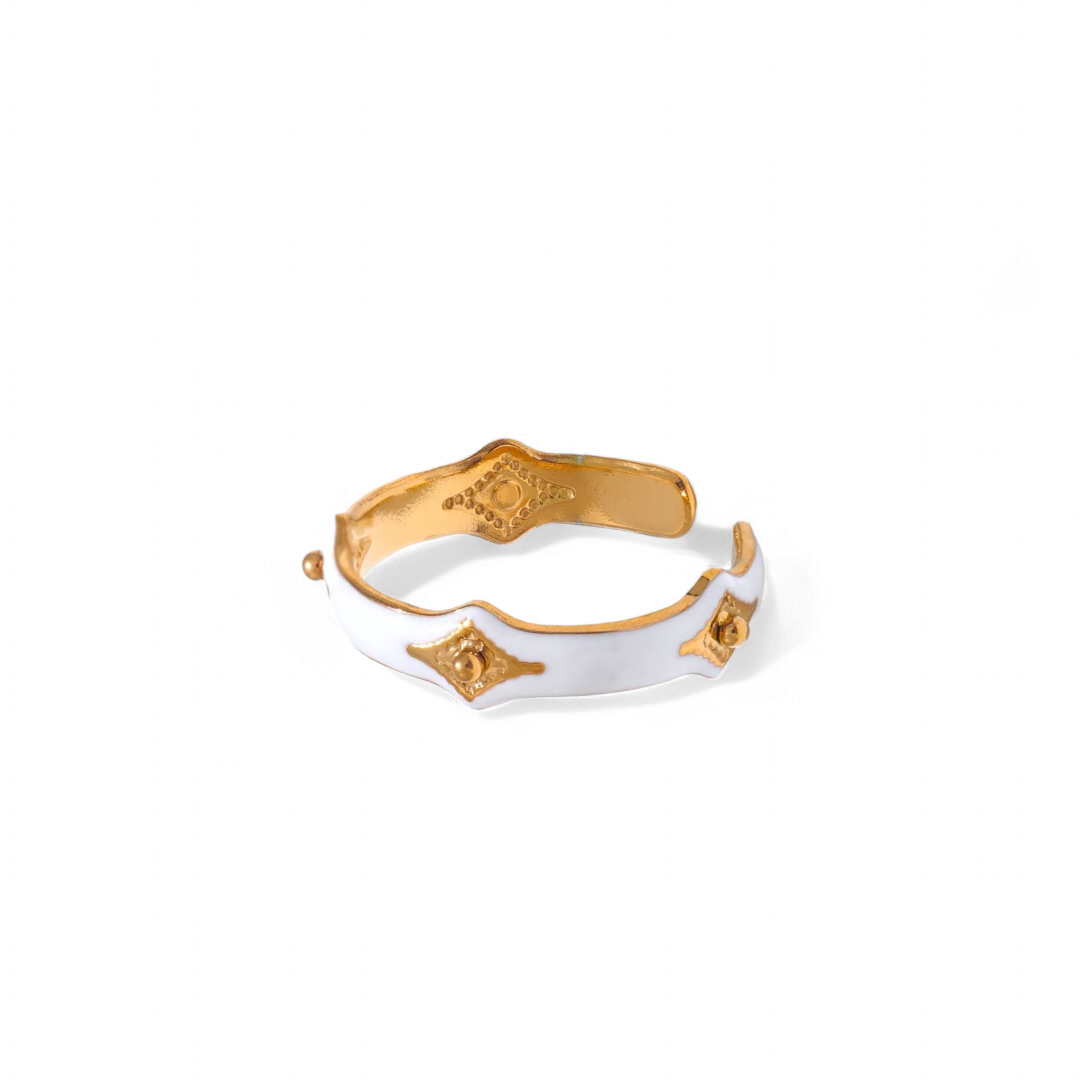 Royal Crest Enamel Ring