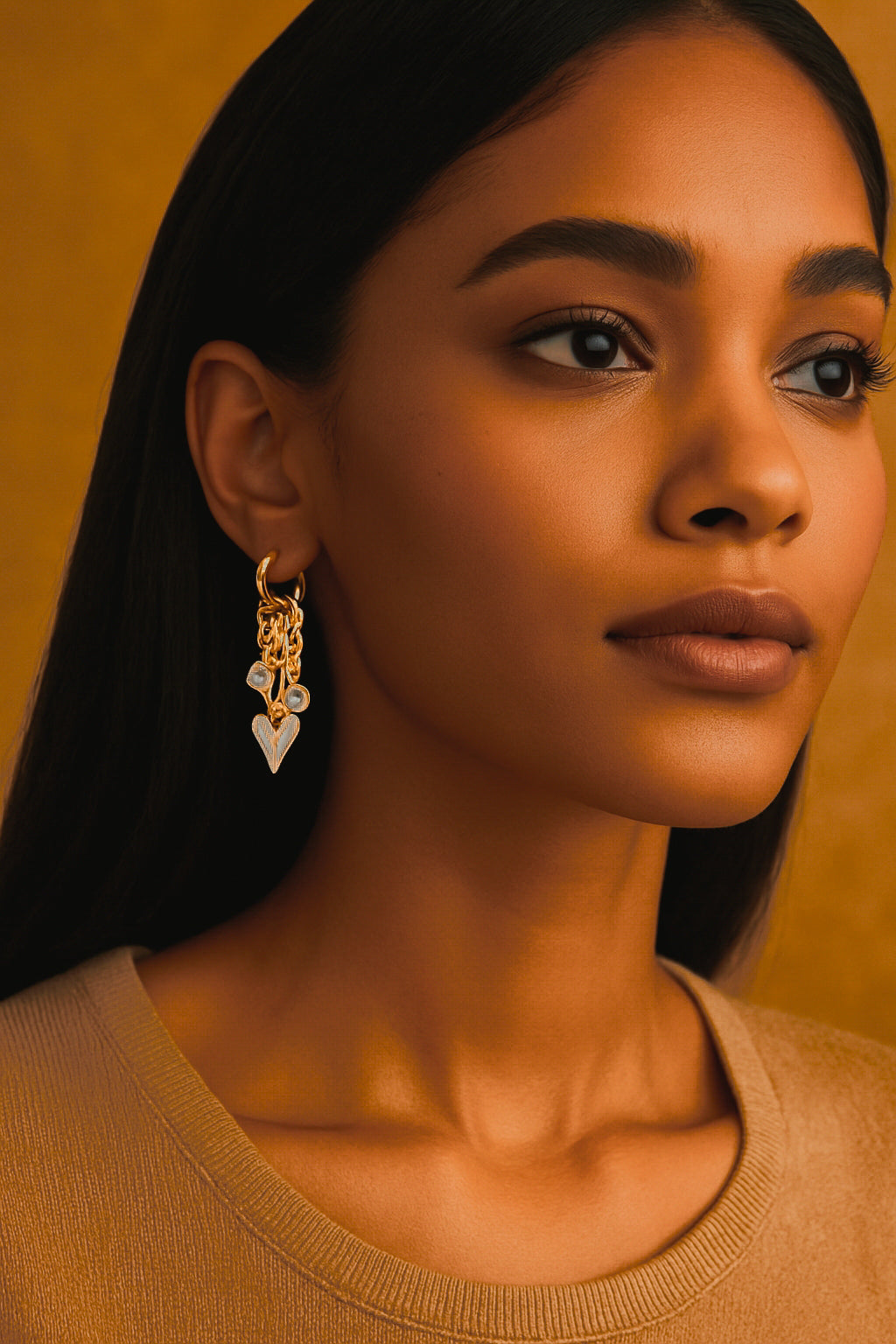 Charm Story Drop Earrings