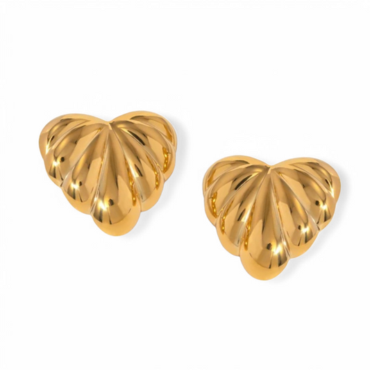 Sweetheart Shell Studs
