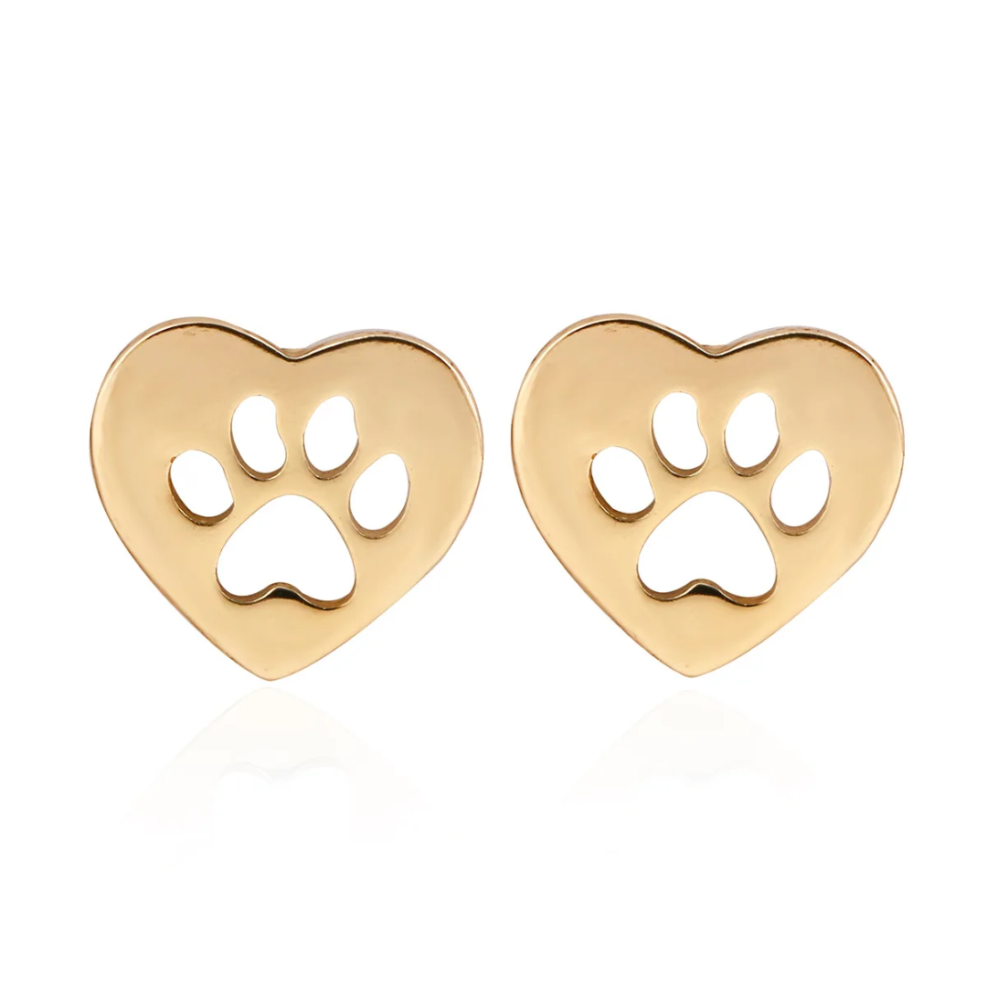 Paw & Heart Studs
