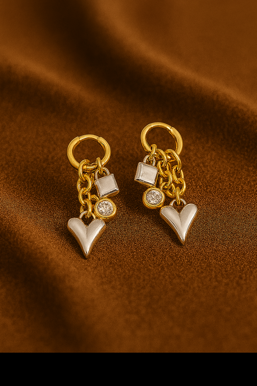 Charm Story Drop Earrings