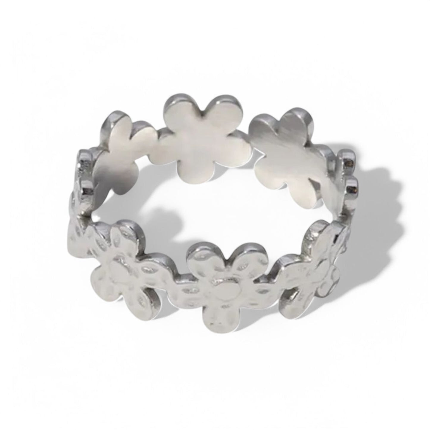 Floral Elegance Adjustable Ring