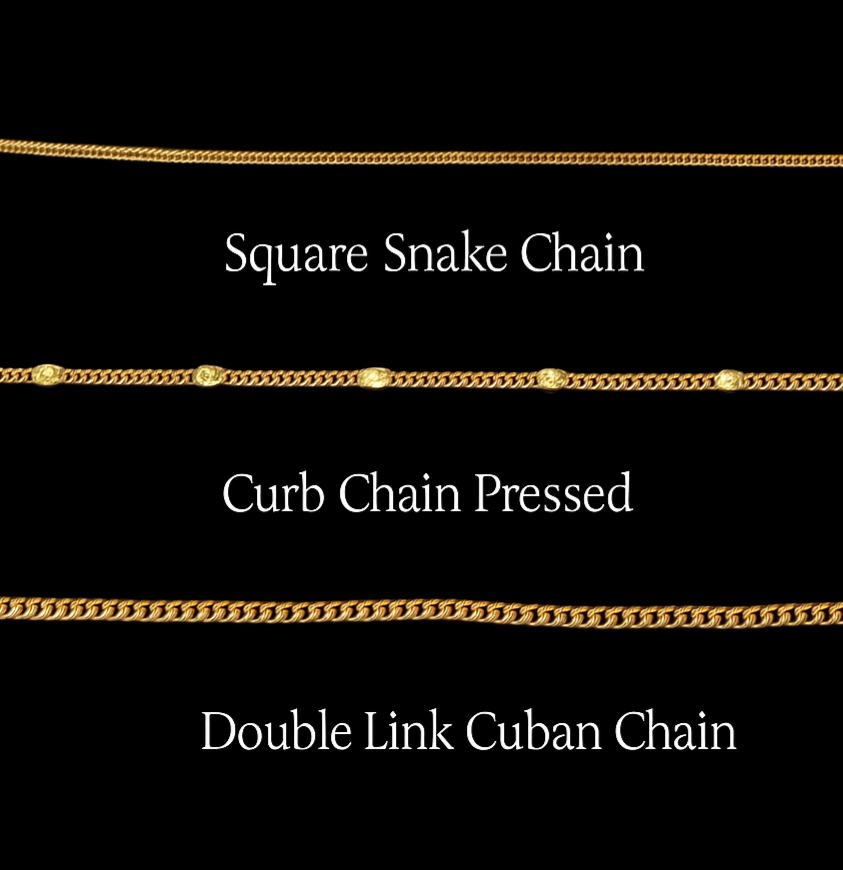 Gold Luxe Chain Base — Choose Your Style
