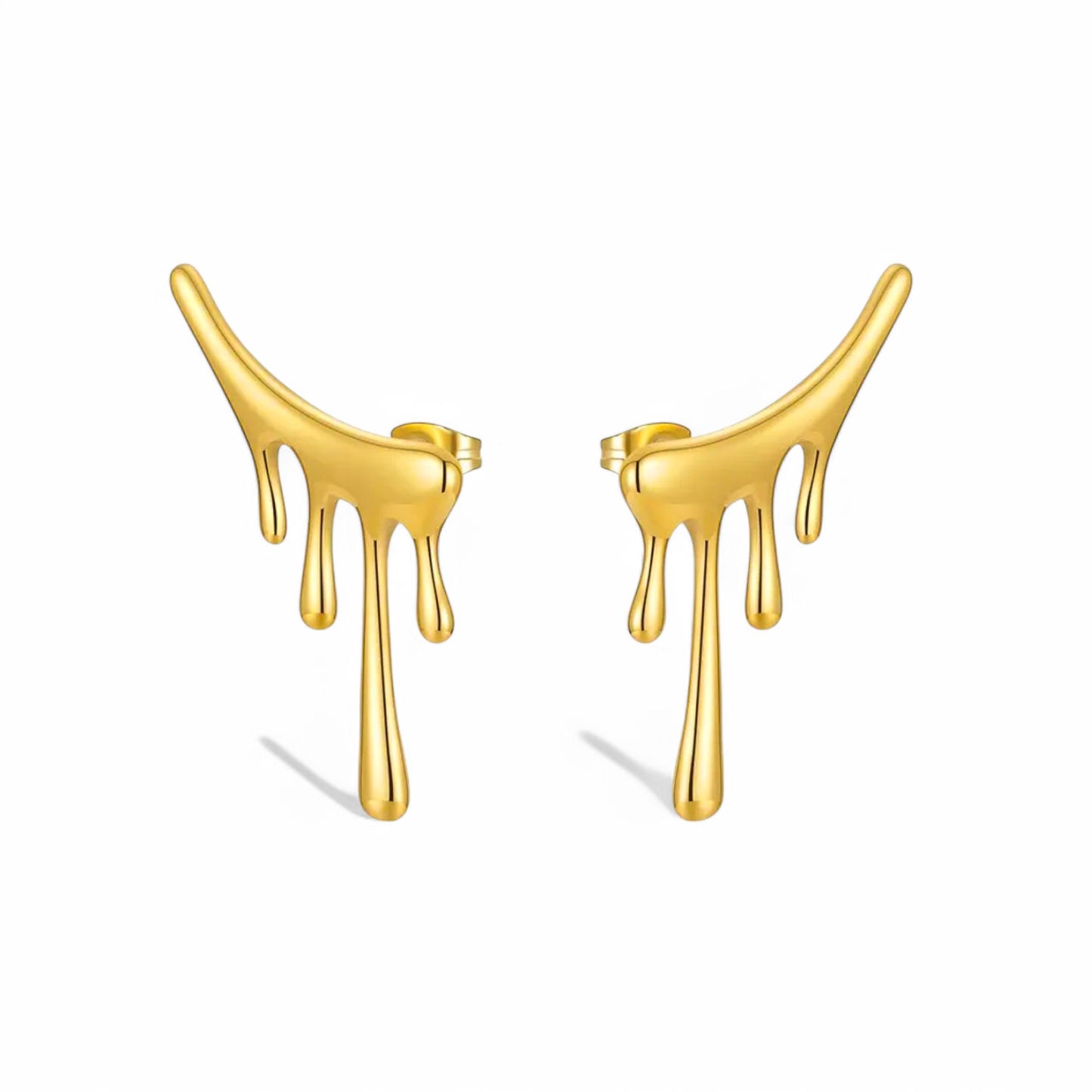 Gilded Cascade Drops Earrings