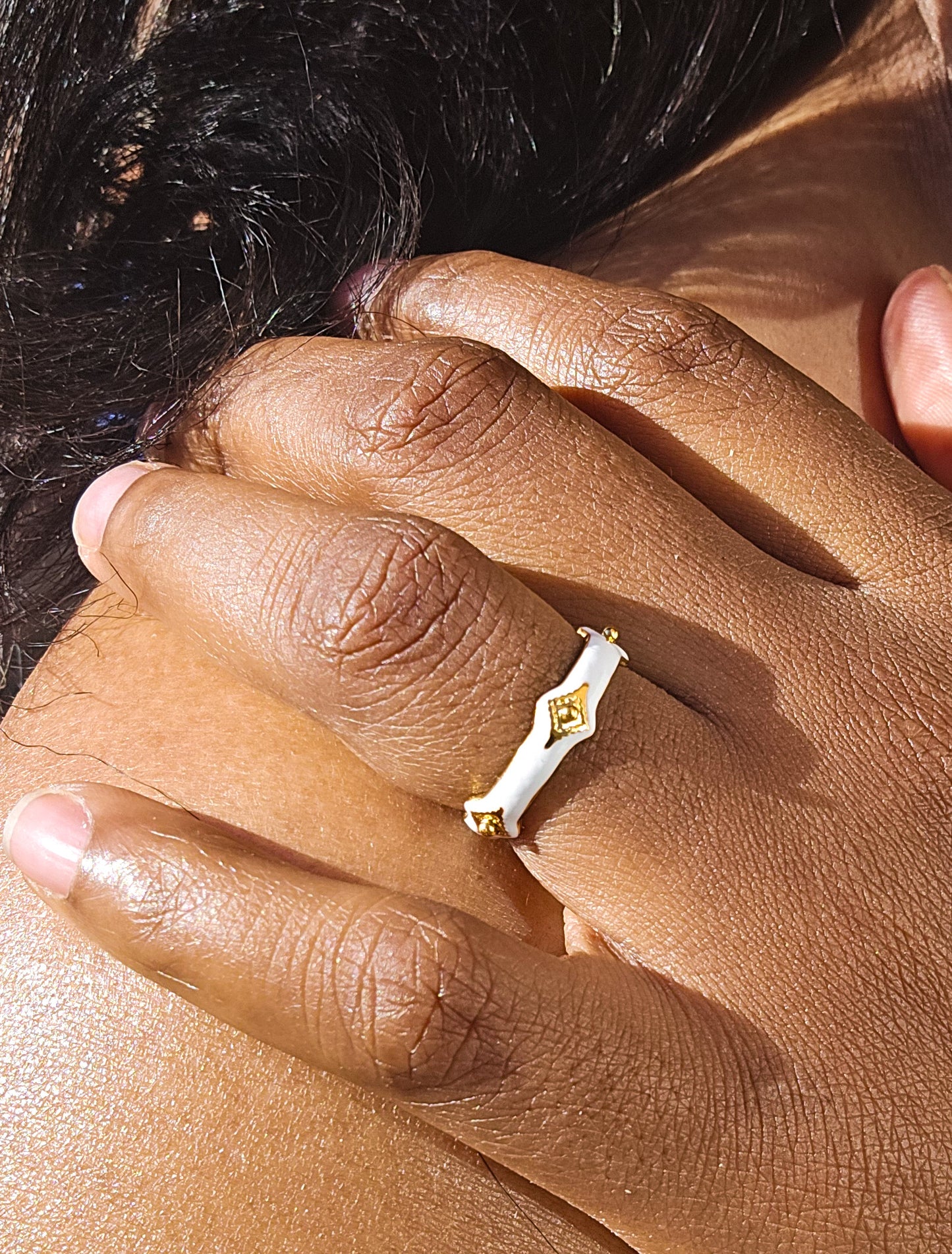 Royal Crest Enamel Ring