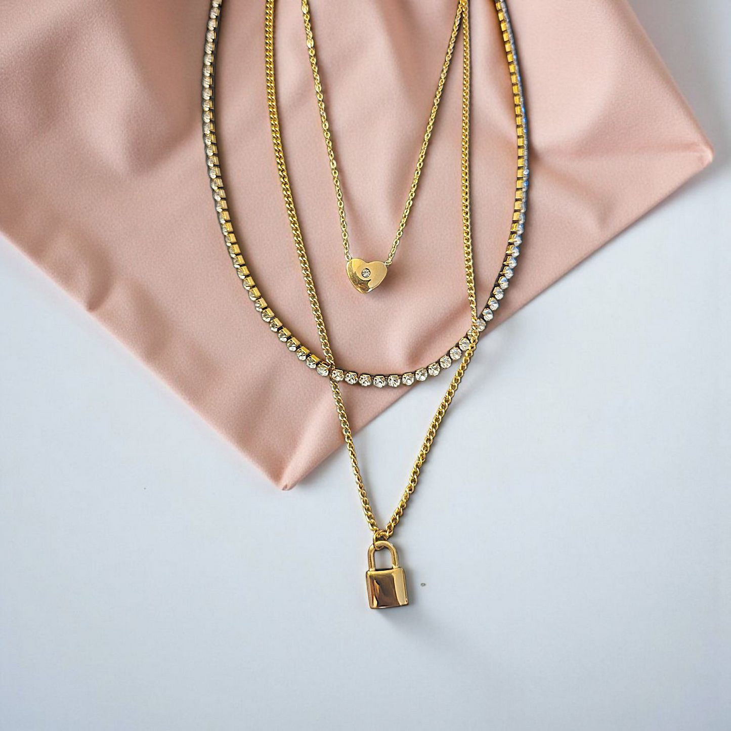 The Triple Charm Necklace