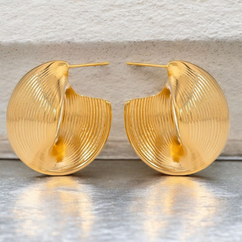 Aurora Sculptural Stud Earrings