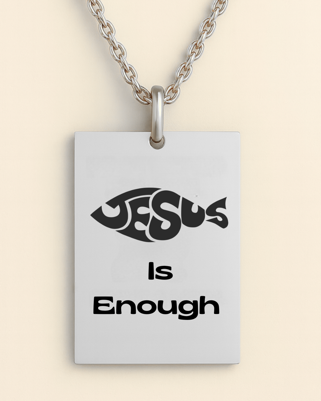 “Jesus Is Enough” Affirmation Pendant