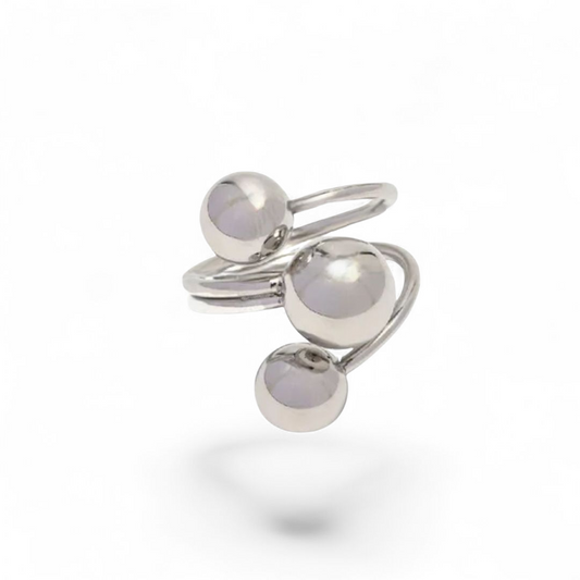 The Triple Sphere Ring (Silver Edition)