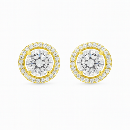 Everyday Elegance Halo stud Earrings
