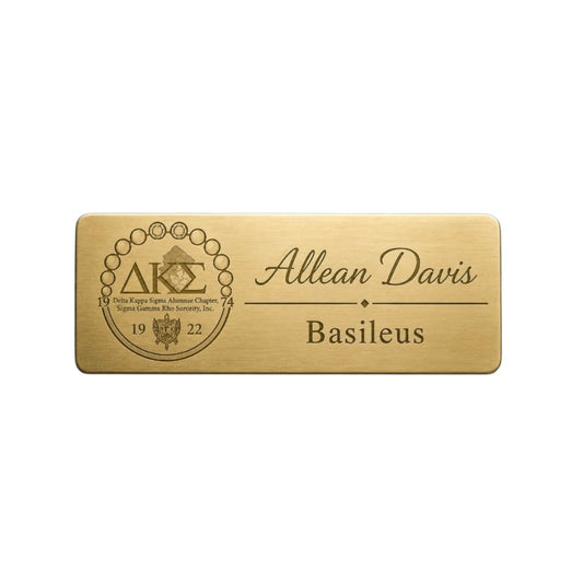 Signature Leadership Name Badge - Custom Order
