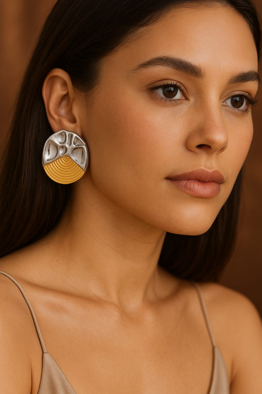 Orbit Mixed Metal Studs