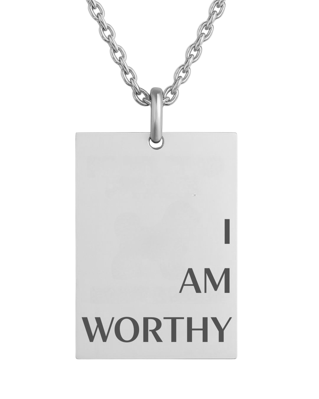 "I AM WORTHY" Gold Necklace