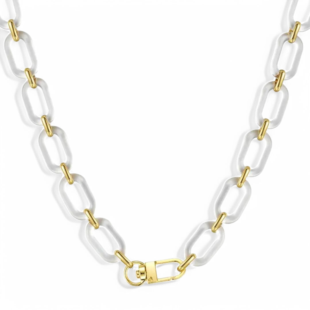 Frosted Link Necklace