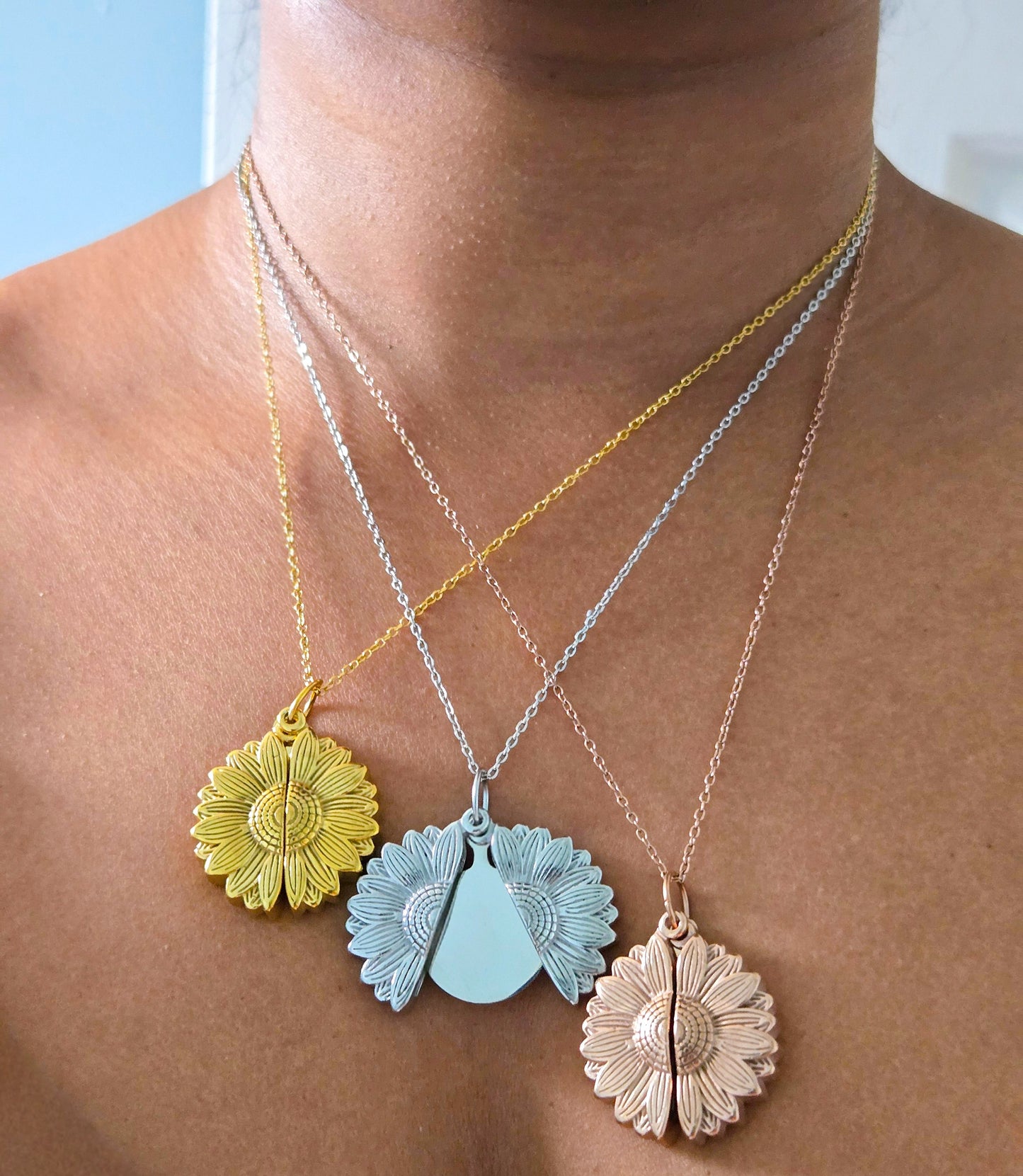 The Bloom Within Sunflower Locket