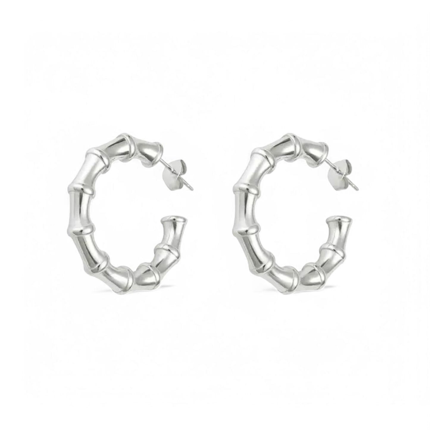 Bamboo Bold Hoops
