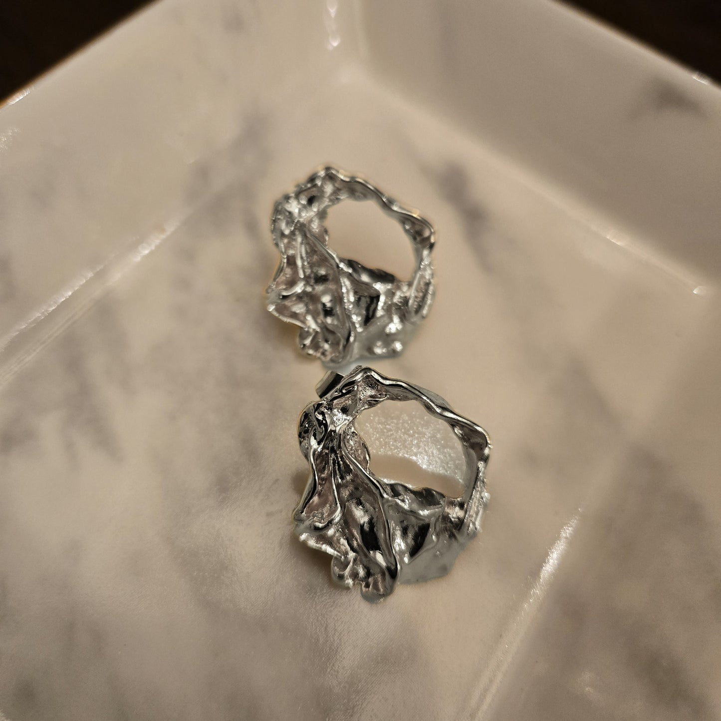Vixen Textured Stud Earrings