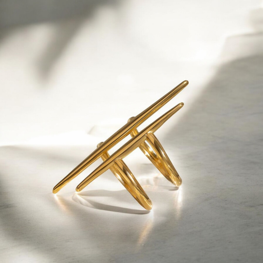 Double Bar Open Ring