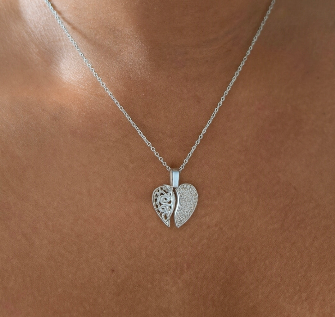 The Forever Winged Heart Locket
