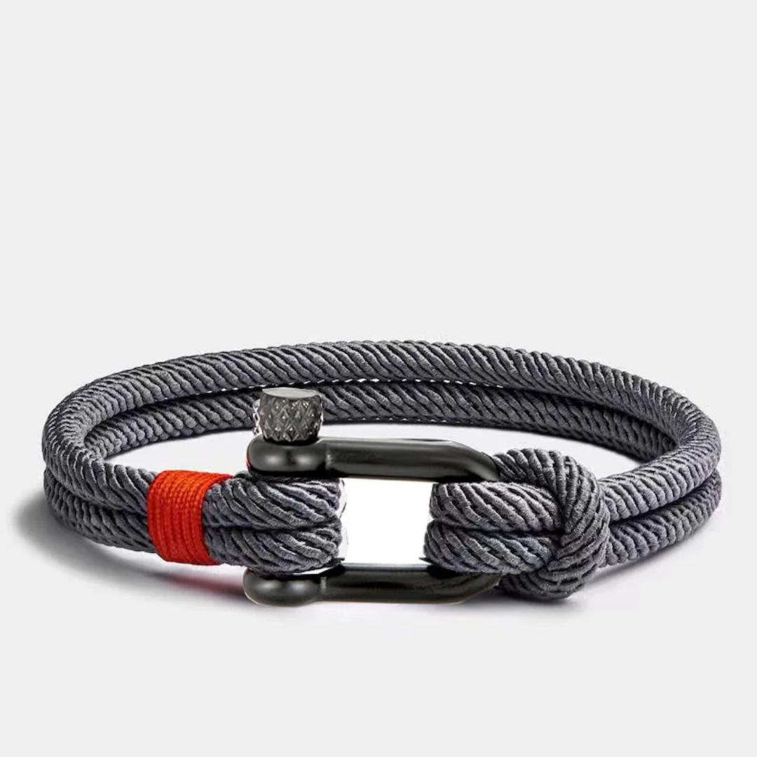 Ironclad Resolve Bracelet – Steel Flame