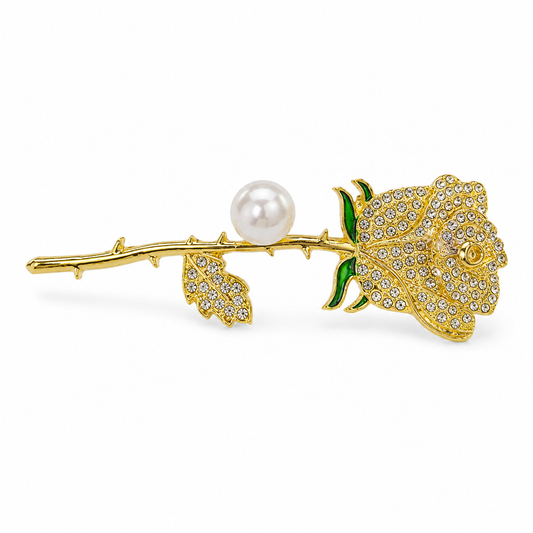 Tea Rose Brooch