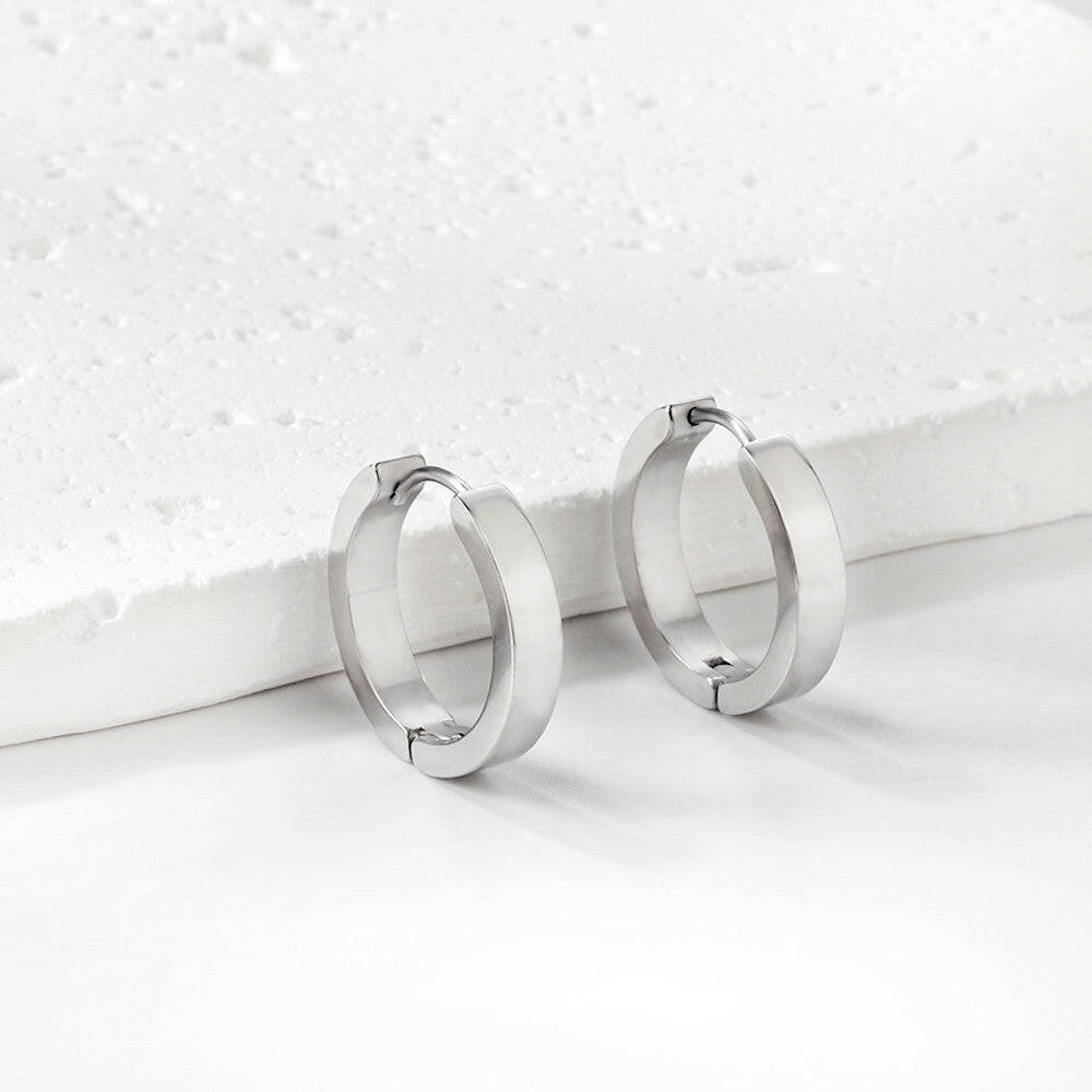 Anya Smooth Hoop Earrings