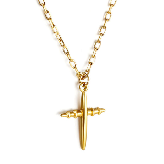 Cherished Cross Gold Necklace