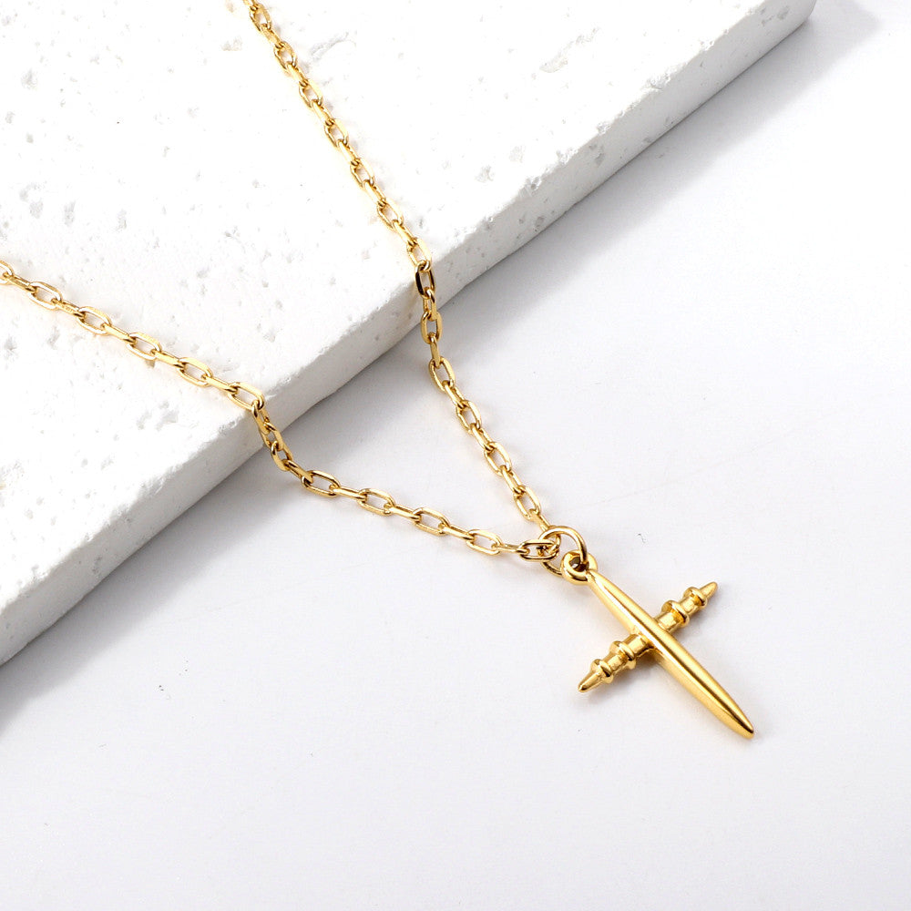 Cherished Cross Gold Necklace