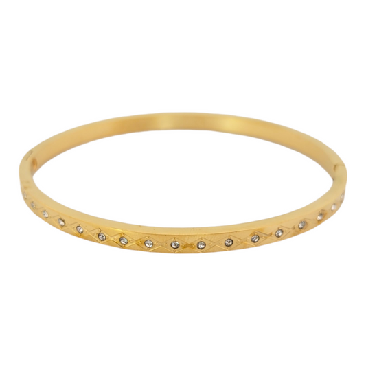 Crystal Diamond Bangle