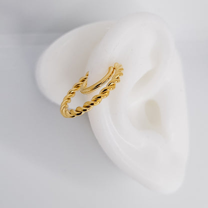 Double Twist Ear Cuff