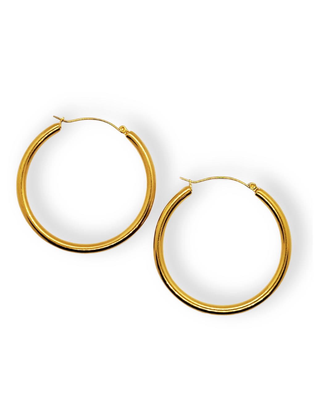 Elaine Gold Hoop Earrings