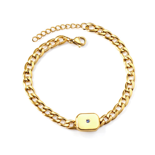 Joanna Curb Link Gold Bracelet