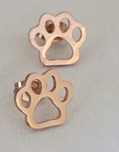 Paw Stud Earrings