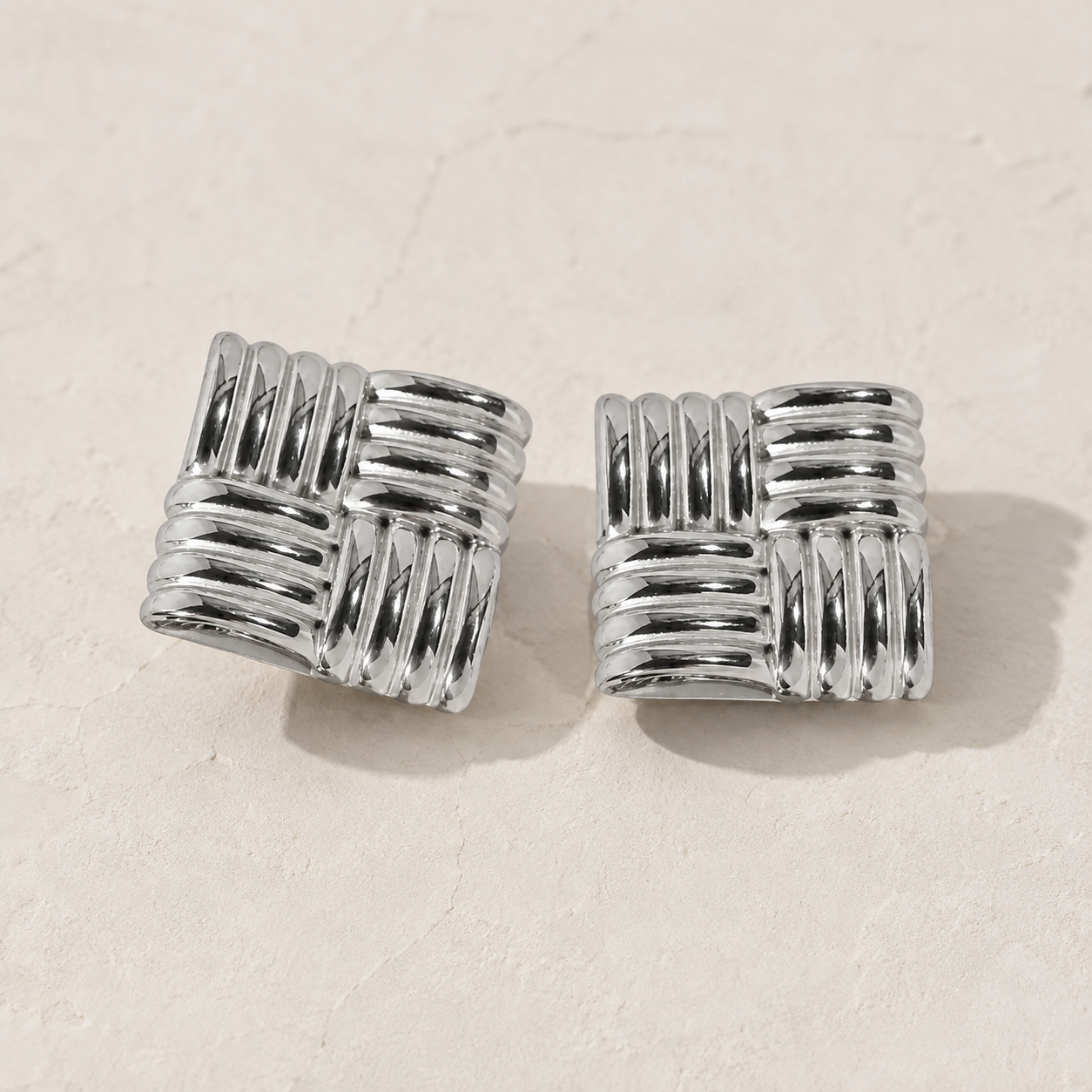 Rustic Radiance Stud Earrings