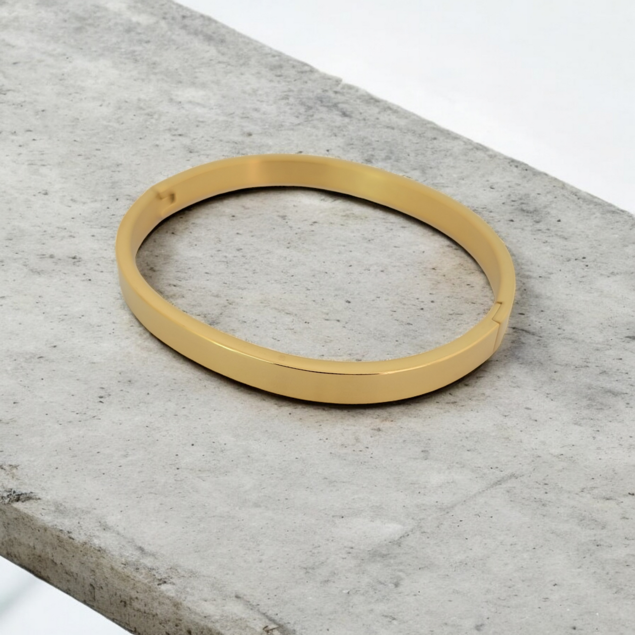 Satin Polished Bangle